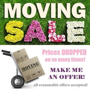 Moving sale! Make an offer!